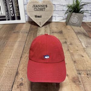 Southern Tide The Skipjack Hat Cap Strap Back Red Cotton Adjustable